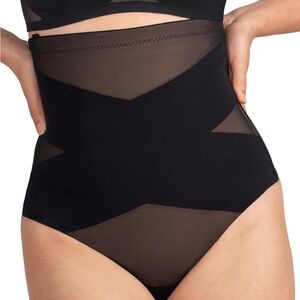 Sleek Black High-Waist Shapewear
